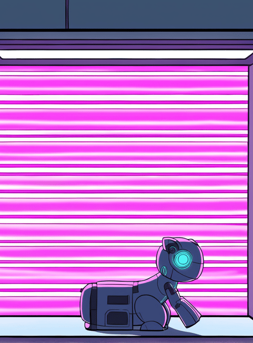 robot, shutter, door
