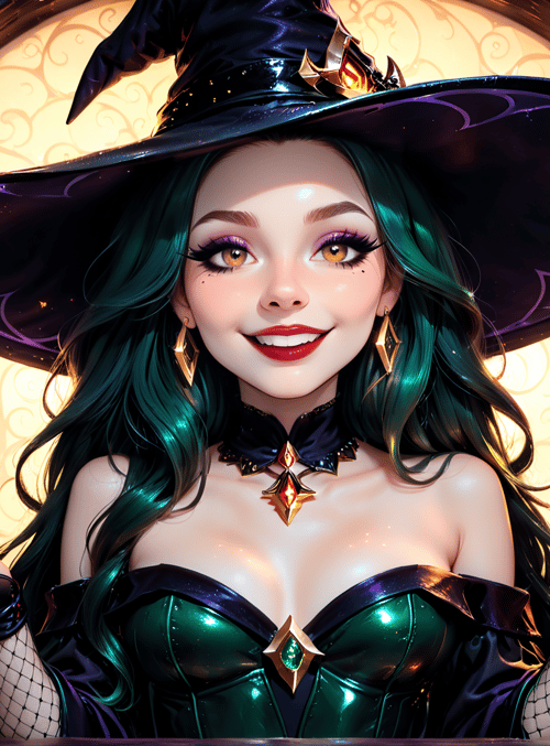 witch, magic, bottles, scroll, candle, potions