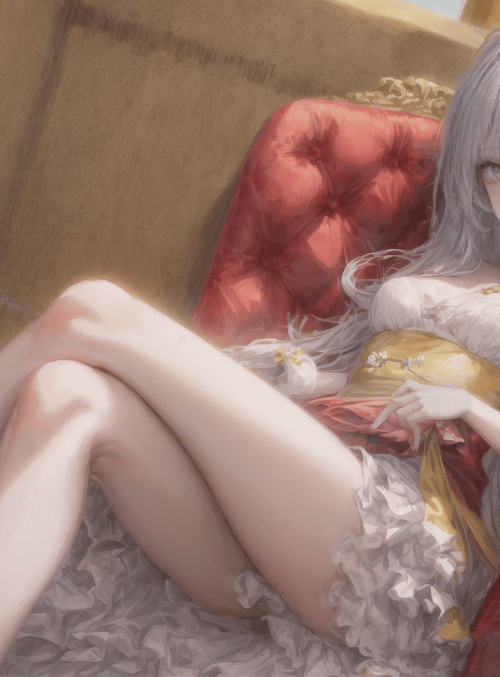 girl, anime, dress