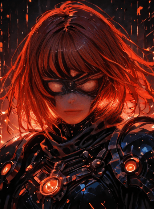 cyborg, woman, robot