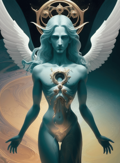 angel, deity, woman