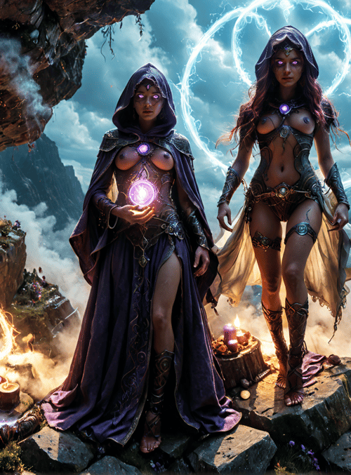 witch, sorceress, mage