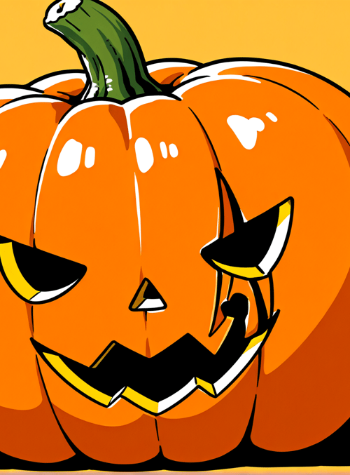 pumpkin, jack-o'-lantern, heart