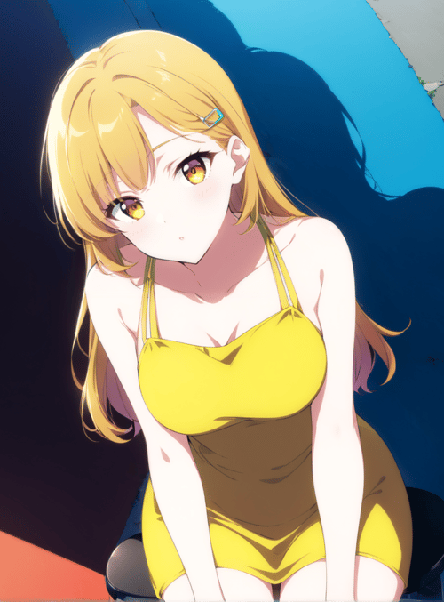 girl, anime, swimsuit