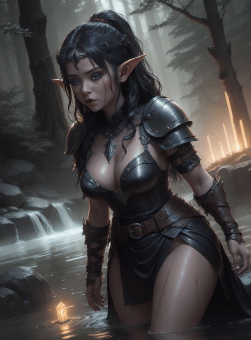 elf, warrior, fantasy
