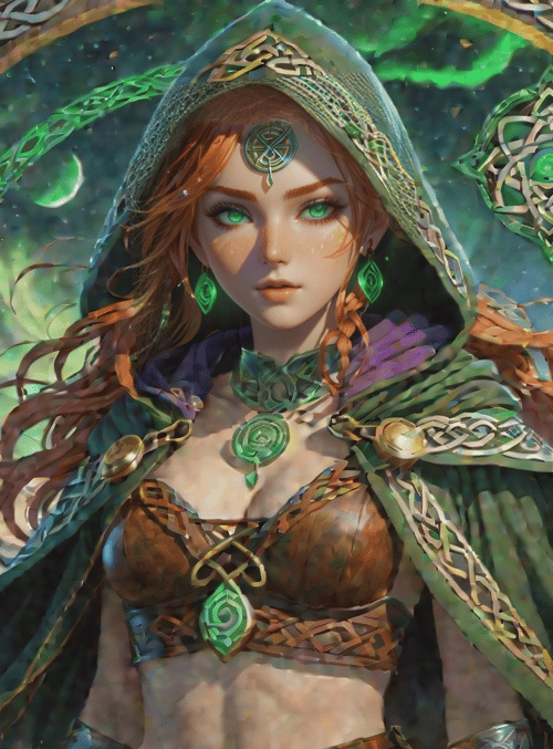 nymph, witch, goddess