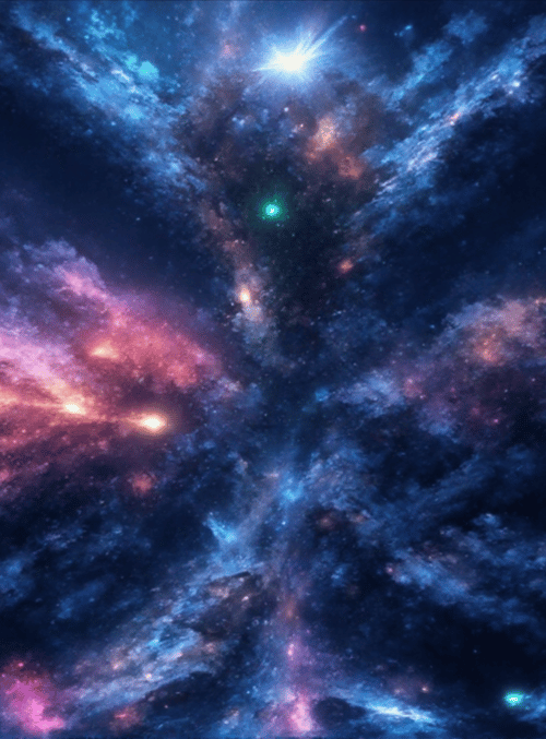 galaxy, nebula, stars, cosmos, space
