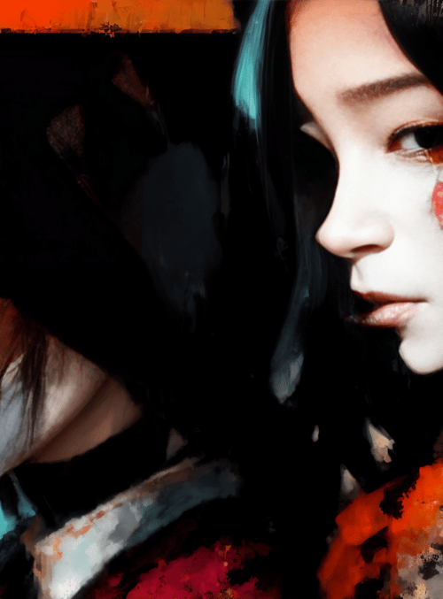 woman, girl, face