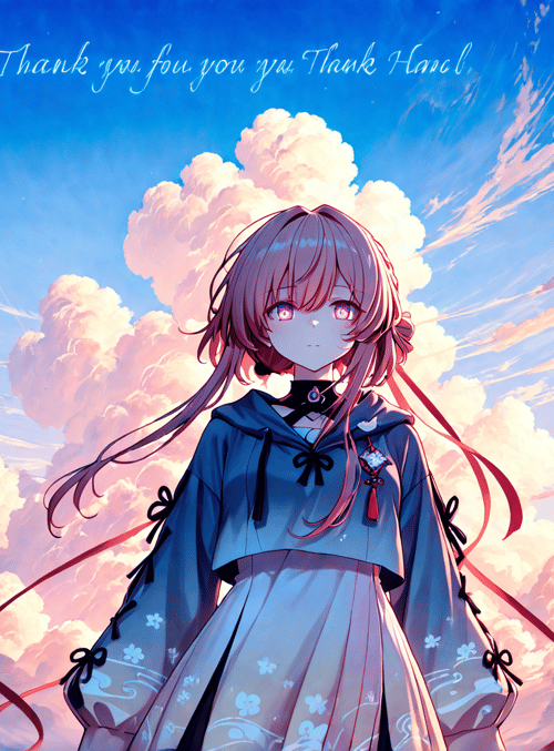 girl, anime character, kawaii