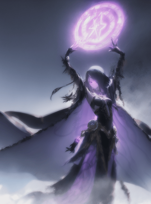 woman, circle, wings