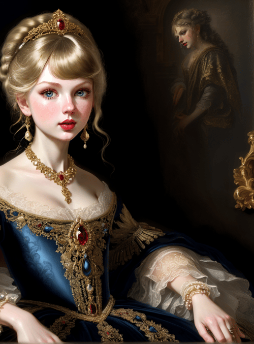 woman, queen, portrait