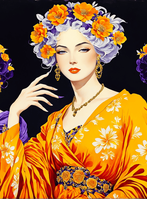 women, flowers, fashion, hair, dress