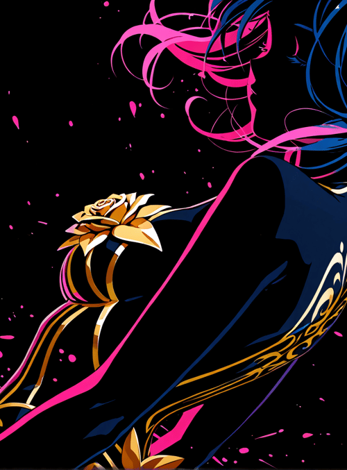 woman, rose, hair