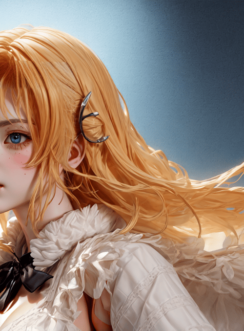 girl, anime, character