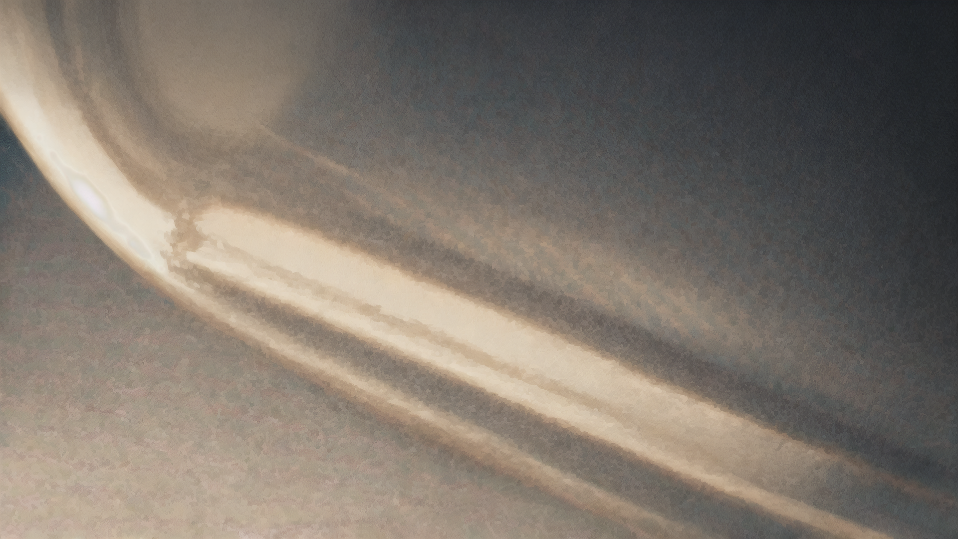 AI generated wallpaper featuring saturn, rings