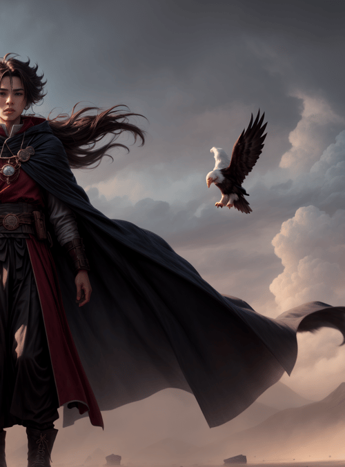 warrior, eagle, temple
