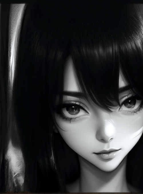 girl, hair, eyes