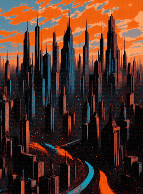 cityscape, skyscrapers, buildings, tower, urban, structure, skyline, architecture, future, city