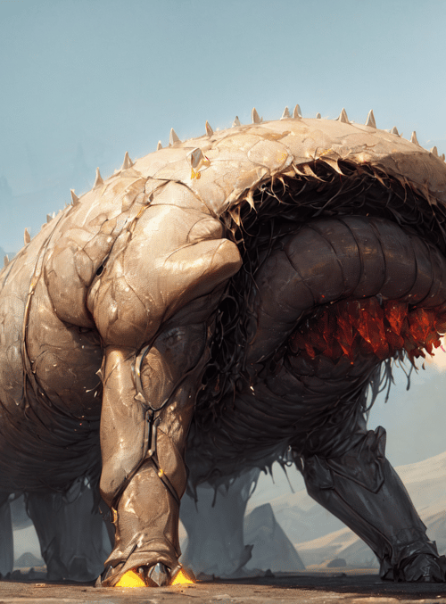 monster, dinosaur, creature
