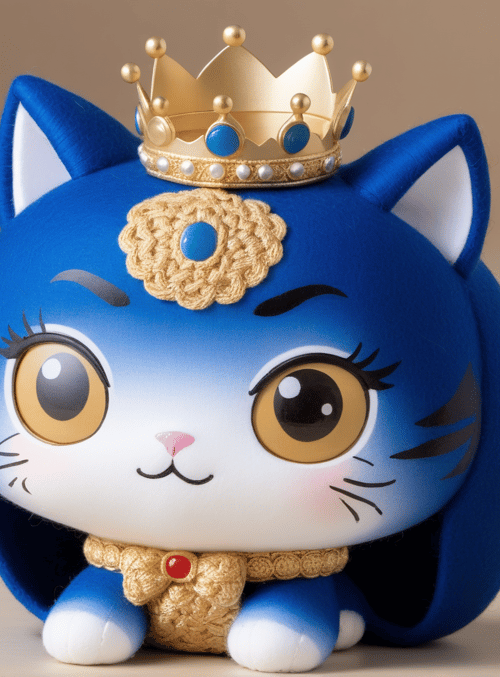 cat, crown, teddy bear