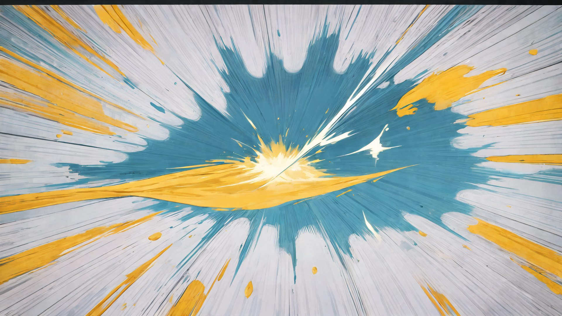 AI generated wallpaper featuring explosion, abstract, radiation