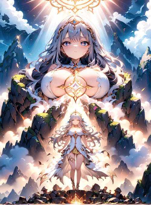 goddess, mountains, ancient