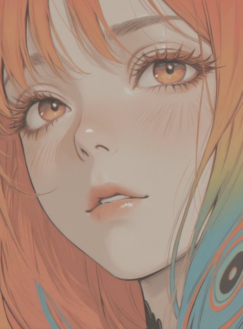 girl, hair, face, eyes, lips