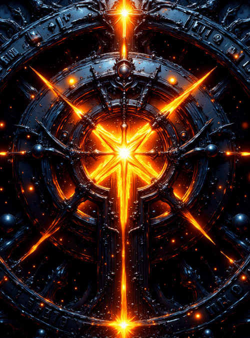 clock, symbol, star, circle, mechanism, gear, ornament, light, ornamentation, energy