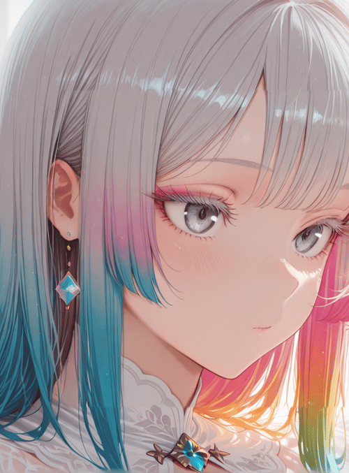 girl, anime, hair