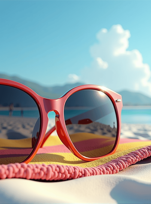 sunglasses, beach, giant