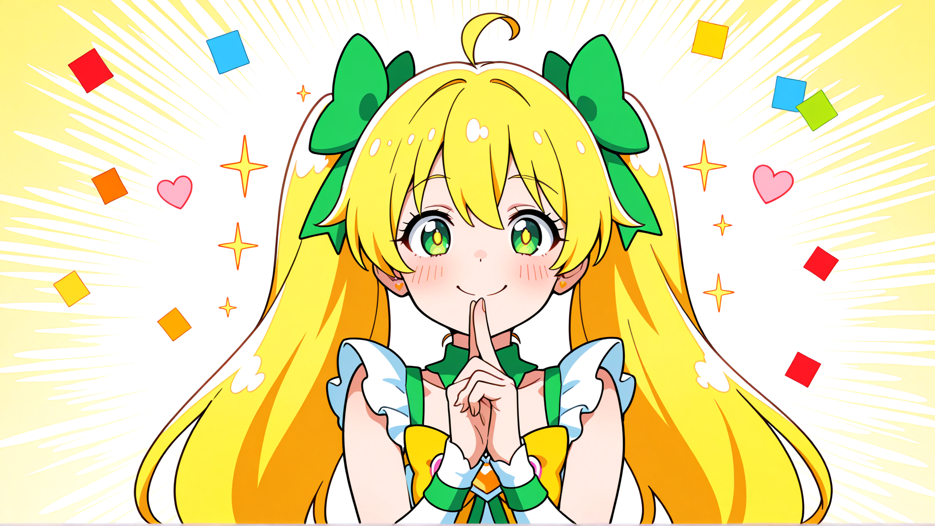 AI generated wallpaper featuring anime girl, character, girl with long hair, princess, cute character, illustration