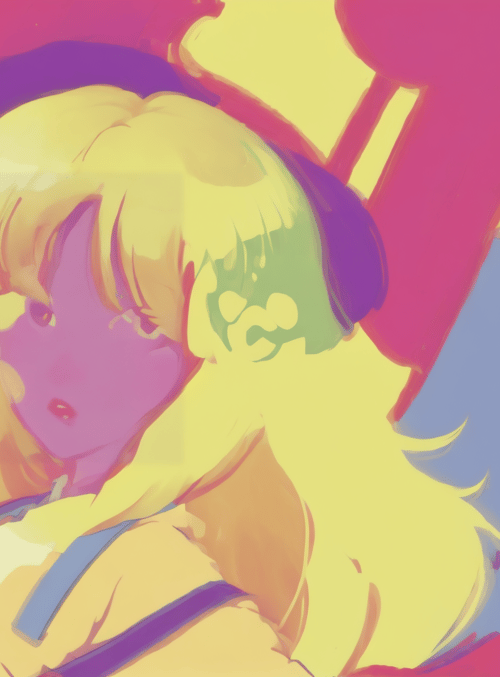 girl, anime, character