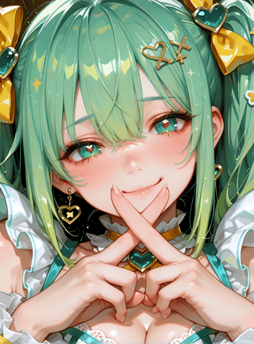 girl, anime, character, princess, celestial, miko, angel, fairy, celebration, heart