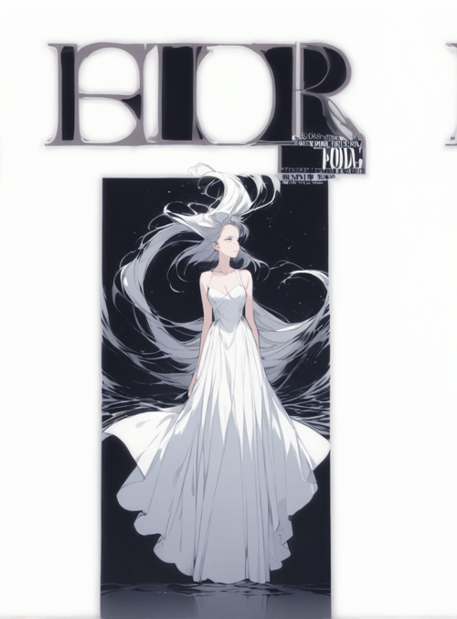 woman, dress, hair