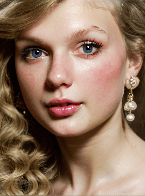 woman, portrait, earrings