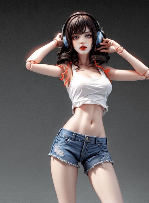 woman, gamer, model