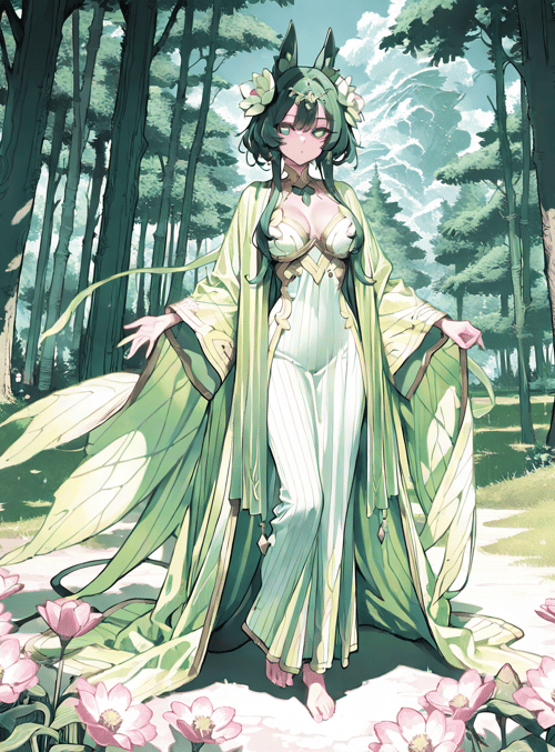 fairy, elf, nature