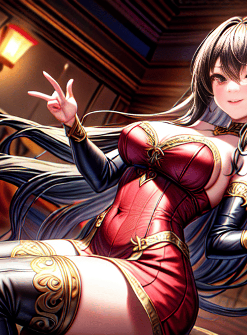 woman, anime, character