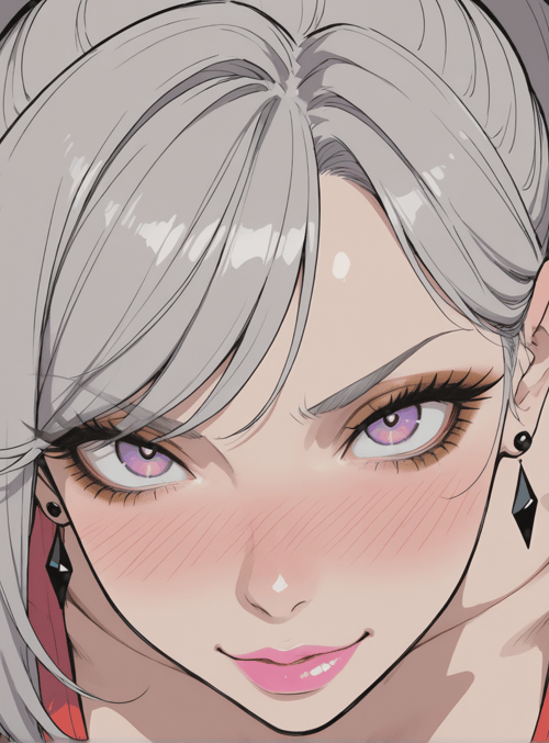 woman, anime, character
