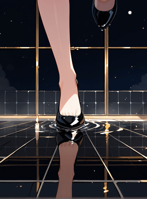 legs, candles, shoes