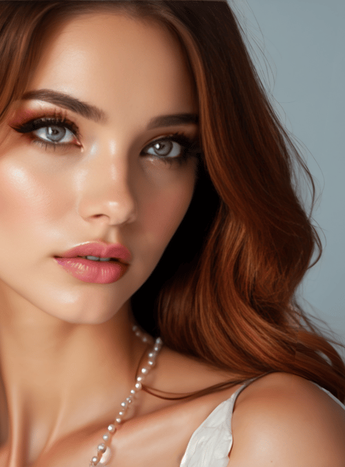 woman, hair, necklace