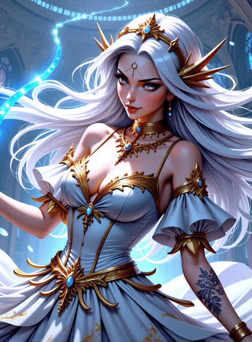 woman, mage, goddess