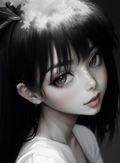 girl, anime, character