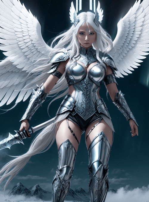 angel, warrior, sword