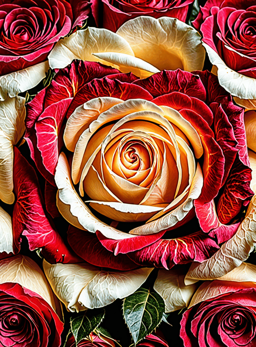 roses, flowers, bouquet