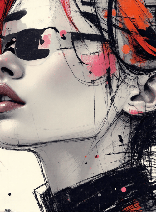woman, sunglasses, hair