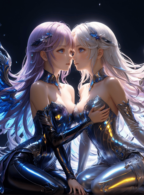 angels, women, wings, hair, cosplay
