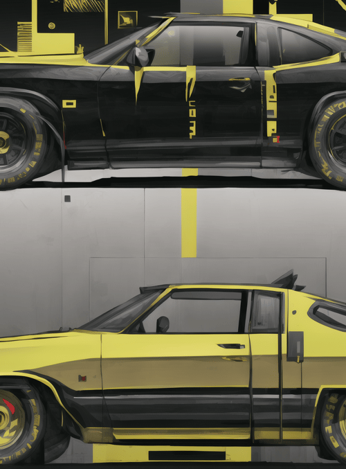 car, vehicle, design, illustration, concept, painting, artwork