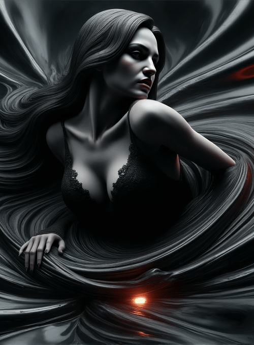 woman, silk, light