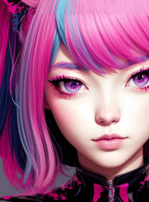 girl, anime, character